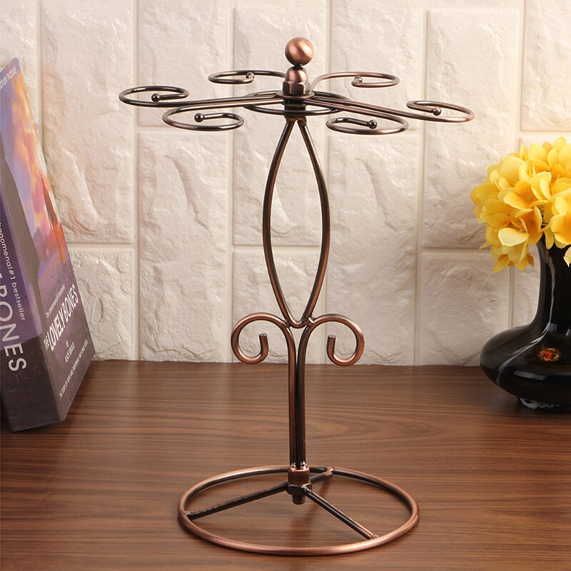 Wine Glass Rack Countertop Wine Glass Holder Elegant Freestanding Stemware Storage Rack Wine Glass Stand Racks